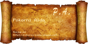 Pokorni Aida névjegykártya